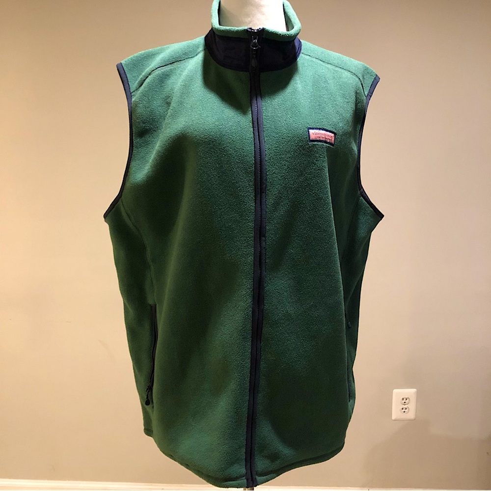 Vineyard Vines fleece vest Men XL